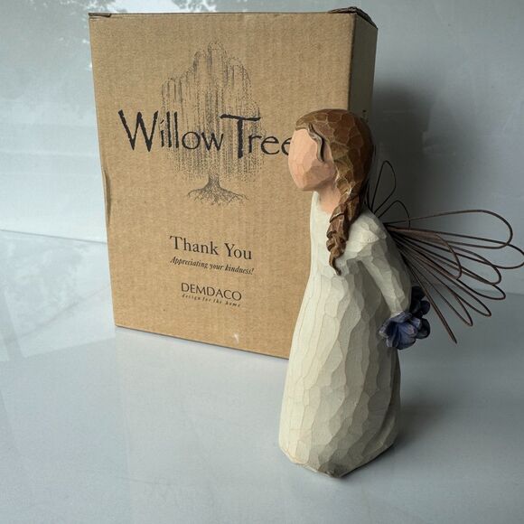 New In Box Vintage Willow Tree "Thank You" Handcrafted Figure Willow Tree (2002) - Picture 2 of 7
